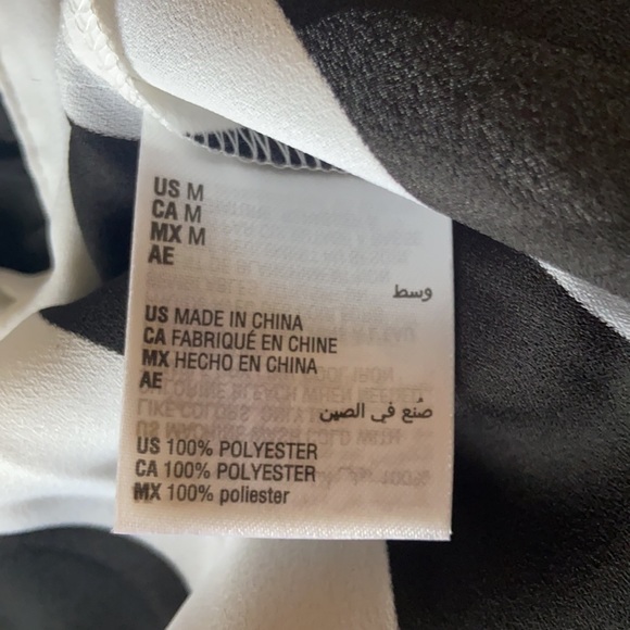 INC V-neck, striped blouse - Picture 4 of 4